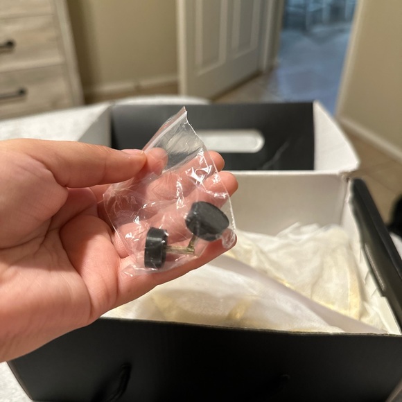 Fashion Nova Metallic Gold Heels - Picture 7 of 7